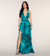 Katana Abstract A-Line Formal Dress