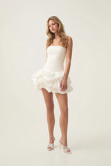 Violette Bubble Hem Mini Dress
