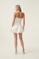 Violette Bubble Hem Mini Dress