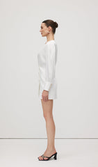 Combo With Wrap Bodice Mini Dress
