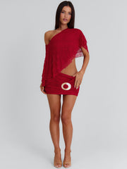 JILLIAN TOP RED