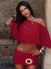 JILLIAN TOP RED