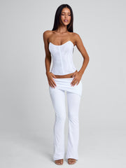 LEXARI CORSET TOP WHITE