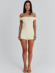 MINA PLAYSUIT CREAM