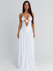 NELLY MAXI DRESS WHITE