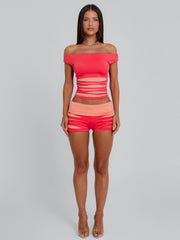 SHERRY SHORTS ORANGE