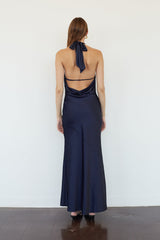 Trinity Halter Keyhole Maxi Dress