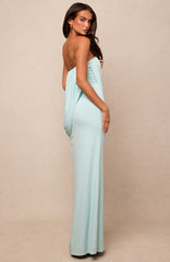 Soulmates Strapless Maxi Dress Aqua