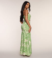 Coconut Coast Cutout Maxi Dress
