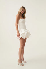 Violette Bubble Hem Mini Dress