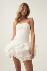 Violette Bubble Hem Mini Dress