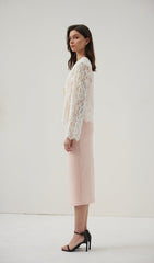 Hollow Out Lace Top