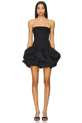 Violette Bubble Hem Mini Dress
