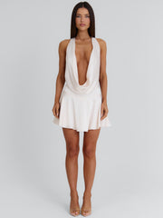 HALEY MINI DRESS CREAM