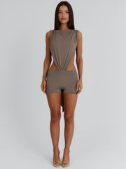 JAMYA PLAYSUIT STONE