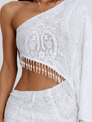 JANNELLE MINI DRESS WHITE