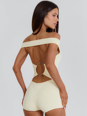 MINA PLAYSUIT CREAM