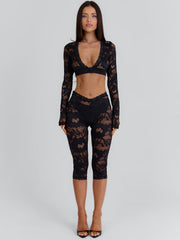 MORENA CAPRI PANT BLACK