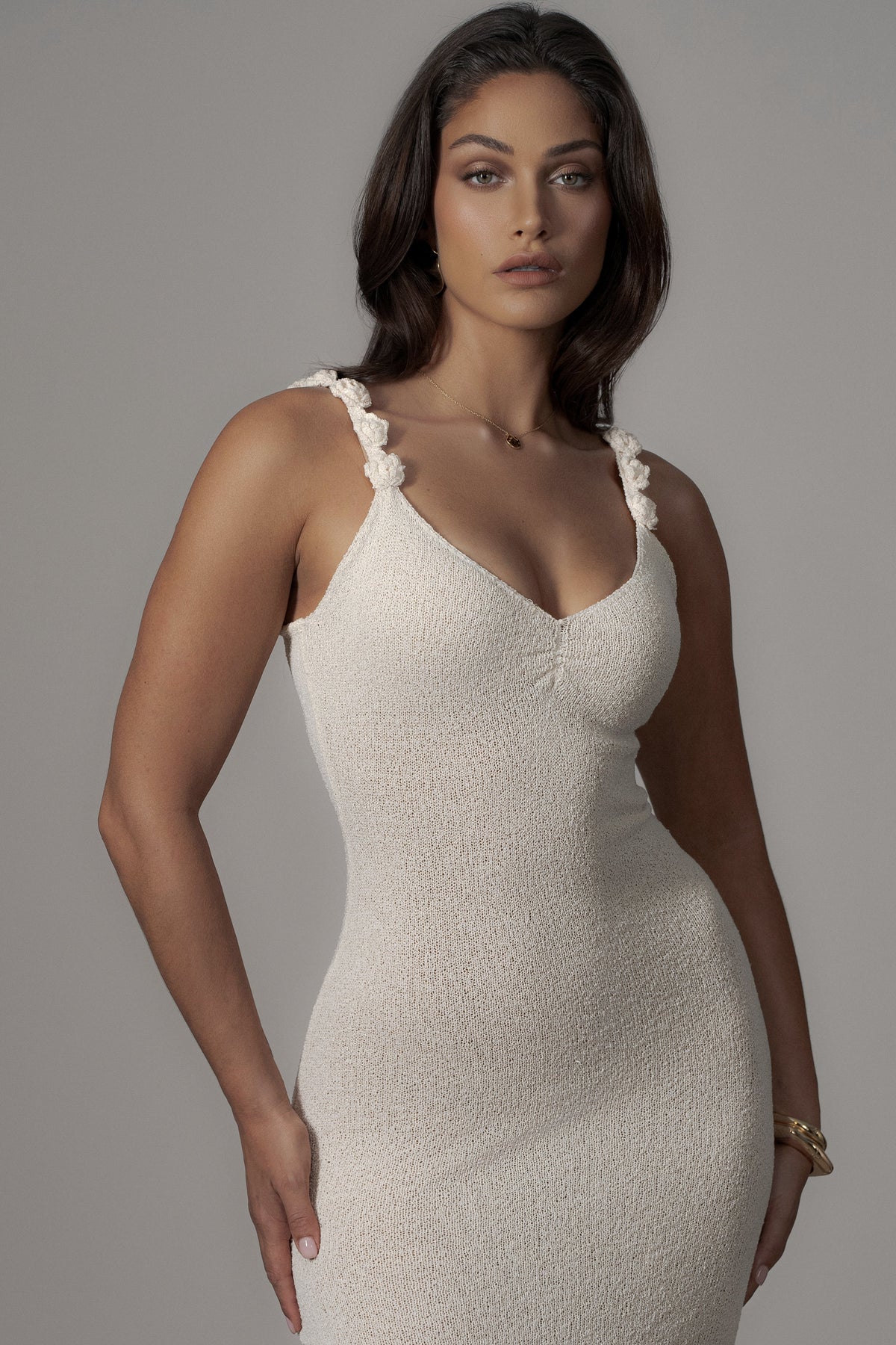 Cream Maxi Dress
