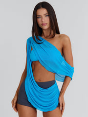 SYLVEE PLAYSUIT BLUE