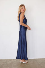 Sarahi Ruffle One Shoulder Maxi Dress
