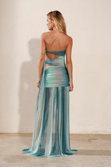 Sea Green Tie Dress