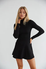 Millie Knit Turtleneck Mini Dress